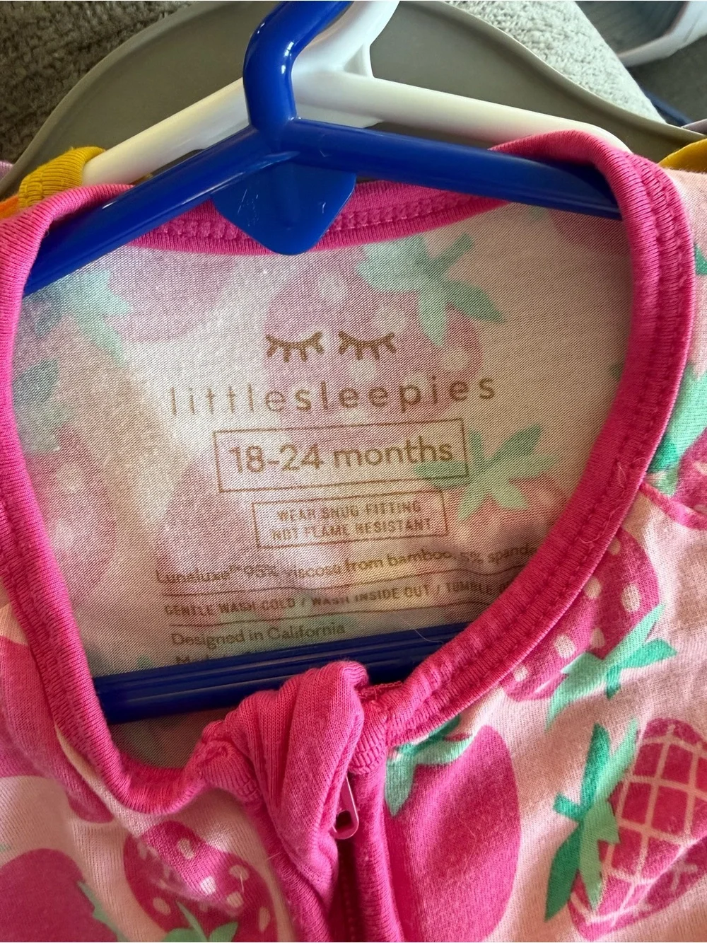 Little Sleepies soft pink